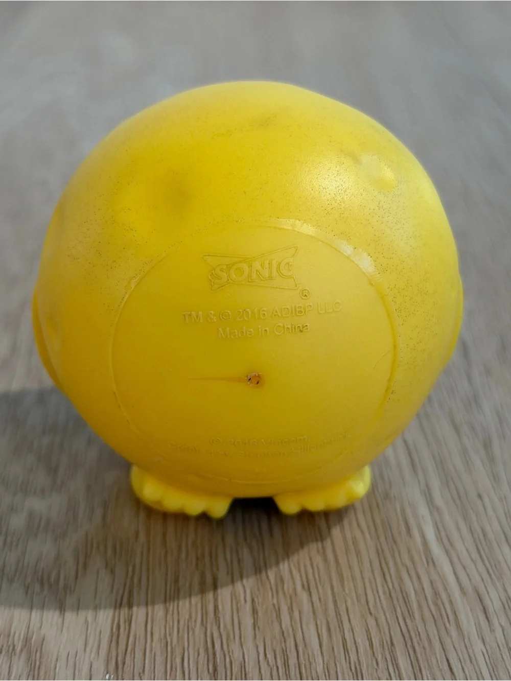 SpongeBob SquarePants Sonic Toy Cannon Ball in Pool 2016 Wacky Pack 2.5” Plastic